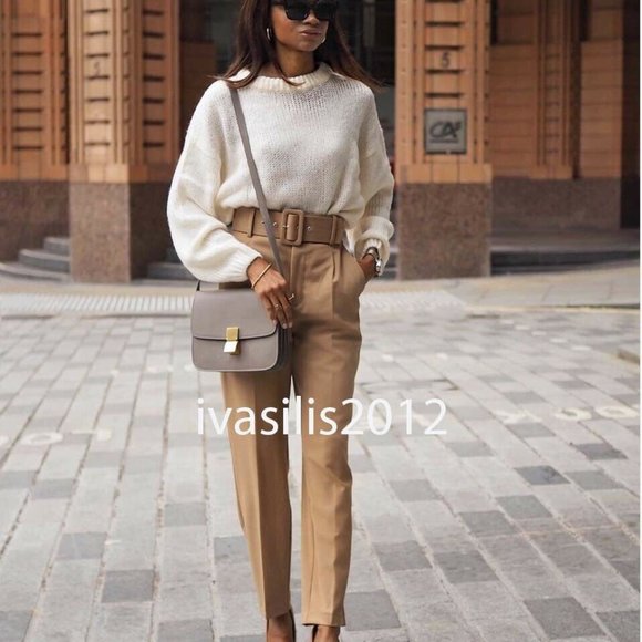 Belted pants zara Clearance